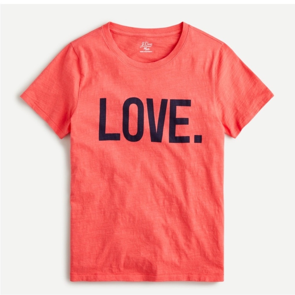 J.Crew tshirt in coral sz XL